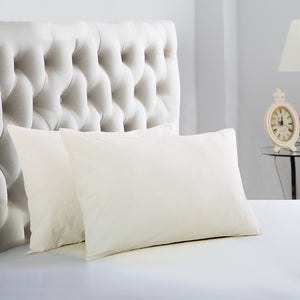Evolive 100% Cotton Pre-Washed Pillowcase Pair 20"X30"