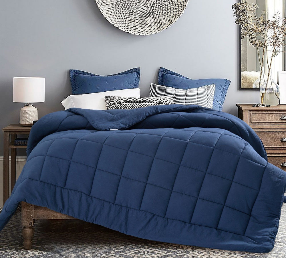 Evolive All Season PreWashed Microfiber Goose Down Alternative Comforter