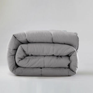 Evolive All Season PreWashed Microfiber White Goose Down Alternative Comforter